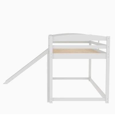 Twin Over Twin Bunk Bed With Convertible Slide And Ladder - ModernLuxe 9 Twin Over Twin Bunk Bed With Convertible Slide And Ladder - ModernLuxe - Image 9