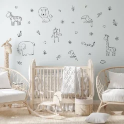Safari Animals Wall Decor - Decalcomania -Kids’ Furniture Store GUEST 7af93651 377e 4035 821f bb54f31f71d9