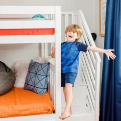 Max & Lily Twin Over Twin Staircase Bunk Bed -Kids’ Furniture Store GUEST 7b2caade 9016 4ff2 aad4 d91423271690