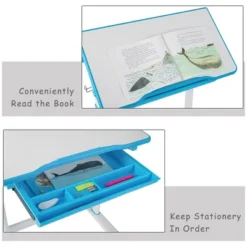 Costway Height Adjustable Children's Desk Chair Set Multifunctional Study Drawing -Kids’ Furniture Store GUEST 7b7fc075 f78f 4ba6 96b2 8fad7c090f9c