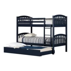 Asten Bunk Beds With Trundle Blue - South Shore -Kids’ Furniture Store GUEST 7b93e4e3 70b3 43fa b117 4c10c0603e58