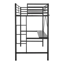 Flash Furniture Jake Metal Loft Bed Frame With Desk, Protective Guard Rails And Ladder For Kids, Teens And Adults -Kids’ Furniture Store GUEST 7bfae8ea 8831 46ef 9fb3 febdd3cebc6b