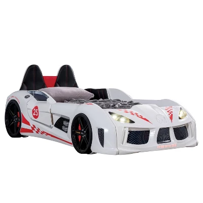 Twin Tarryton Car Bed With LED Lights And Sound - MiBasics 9 Twin Tarryton Car Bed With LED Lights And Sound - MiBasics - Image 9