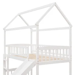 Twin Size Loft House Bed With Slide-ModernLuxe -Kids’ Furniture Store GUEST 7d23152f 5f0a 4bc8 b44b 5172a91dda1b