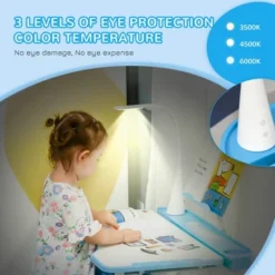 Qaba Kids Table And Chair Set, Activity Desk With USB Lamp, Storage Drawer For Study, Activities, Arts, Or Crafts -Kids’ Furniture Store GUEST 7d76b4f1 d972 41c7 bff8 df073287cfcb