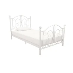 Twin Kids' Bombay Metal Bed White - Room & Joy -Kids’ Furniture Store GUEST 7eadabe9 f2bf 4c83 b909 8c85d545727c