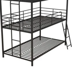Triple Twin Zeke Metal Bunk Bed - Room & Joy -Kids’ Furniture Store GUEST 7f3c4eba 5584 4895 aeeb 96bd2331c374