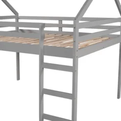 Full Size House Shape Loft Bed With Slides - ModernLuxe -Kids’ Furniture Store GUEST 7f940ed8 547d 4cae 9d87 fa0a05c32864
