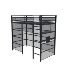 Twin Battle Den Gaming Bunk Bed With TV Mount Black - X Rocker -Kids’ Furniture Store GUEST 7ffa5375 79f7 41cb a4b4 393156623890