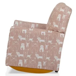 Tonai Animal Print Kids' Rocking Chair Pink - HOMES: Inside + Out -Kids’ Furniture Store GUEST 800a9bb9 047c 401c bb1c cb39d81aef3b