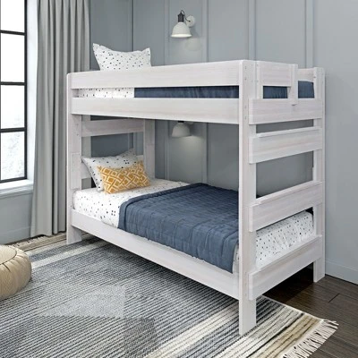 Max & Lily Farmhouse Twin Over Twin Bunk Bed 1 Max & Lily Farmhouse Twin Over Twin Bunk Bed
