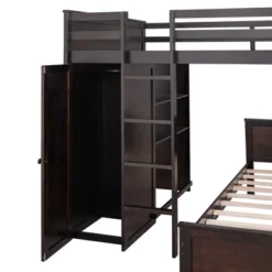 Loft Bed With Stand-Alone Bed, Shelves, Desk And Wardrobe - ModernLuxe -Kids’ Furniture Store GUEST 80b1214e 001a 4d40 bca3 7cf02594bad3