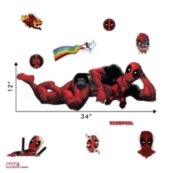 Deadpool Wall Decal - Decalcomania -Kids’ Furniture Store GUEST 82245024 8a6d 4565 b9d8 139e2524dc29