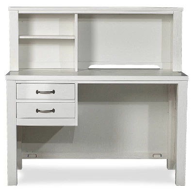 Kids' Highlands Desk With Hutch White - Hillsdale Furniture 1 Kids' Highlands Desk With Hutch White - Hillsdale Furniture