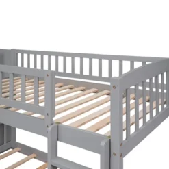Stairway Twin Over Twin Bunk Bed With Two Drawers And Slide-ModernLuxe -Kids’ Furniture Store GUEST 8279475d fac0 4ffc a868 f1a1581c6909