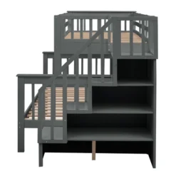 Twin-Over-Full Bunk Bed With Storage Stairs And Guard Rail - ModernLuxe -Kids’ Furniture Store GUEST 8328d0aa 61db 4651 abb8 9c8e579a6be6