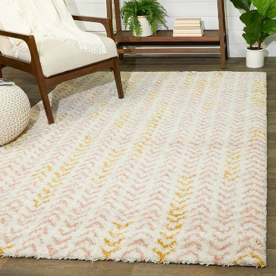 Elena Striped Shag Kids' Rug - Balta Rugs 1 Elena Striped Shag Kids' Rug - Balta Rugs