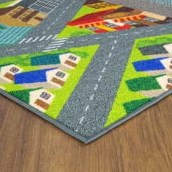 KC CUBS Boy & Girl Kids City Road Car Vehicle Traffic Educational Learning & Game Play Non Slip Nursery Bedroom Classroom Rug Carpet -Kids’ Furniture Store GUEST 858b6064 7666 4aaf a3b4 321539a9de27