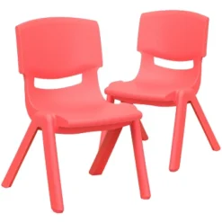 Flash Furniture 2 Pack Plastic Stackable School Chair With 10.5" Seat Height -Kids’ Furniture Store GUEST 866d125e 0d2c 4b7f 8b45 9754f4c10ed3