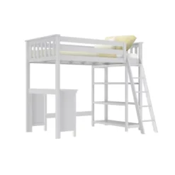 Max & Lily Twin High Loft Bed With Bookcase And Desk -Kids’ Furniture Store GUEST 8687693c 6518 4525 8d91 5e15854b1d8d