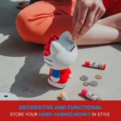 Silver Buffalo Sanrio Hello Kitty 6-Inch Ceramic Figural Coin Bank Storage -Kids’ Furniture Store GUEST 88f0de1e 7d78 4ada ae32 c10b78f33ef8