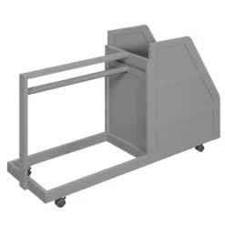 Full Size Functional Loft Bed With Cabinets And Drawers, Hanging Clothes At The Back Of The Staircase-ModernLuxe -Kids’ Furniture Store GUEST 8a00d935 053a 4ae0 be66 5f1e810d1f4e