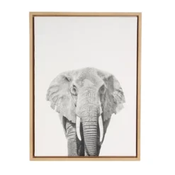 24" X 18" Elephant Framed Canvas Art - Uniek -Kids’ Furniture Store GUEST 8a5fda8d 9753 4d49 b2d1 24614c182b8e