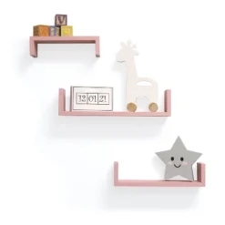Set Of 3 Picture Ledge Shelf For Kids' Room Pink - InPlace 11 Set Of 3 Picture Ledge Shelf For Kids' Room Pink - InPlace -Kids’ Furniture Store GUEST 8d6ed0f6 a797 4ee5 9a24 9890c334d50a