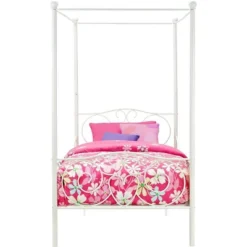 Twin Clara Metal Bed White - Room & Joy -Kids’ Furniture Store GUEST 8ed11678 923b 44e6 8c69 09bdd17053ae