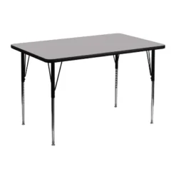 Flash Furniture 30''W X 48''L Rectangular Thermal Laminate Activity Table - Standard Height Adjustable Legs -Kids’ Furniture Store GUEST 8ef0f93e 3799 4707 beb7 de55d83c819c