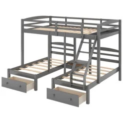 Full Over Twin & Twin Bunk Bed, Gray - ModernLuxe -Kids’ Furniture Store GUEST 8fc2aee3 5261 4055 ba68 57656ba27b87