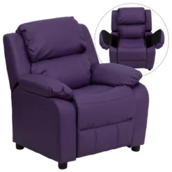 Emma And Oliver Deluxe Padded Contemporary Kids Recliner With Storage Arms 36 Emma And Oliver Deluxe Padded Contemporary Kids Recliner With Storage Arms -Kids’ Furniture Store GUEST 90349245 fd7d 4e37 ad40 51a3b494f096