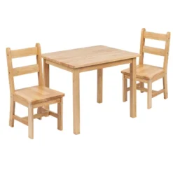 Emma And Oliver Kids 3 Piece Solid Hardwood Table And Chair Set For Playroom, Kitchen 29 Emma And Oliver Kids 3 Piece Solid Hardwood Table And Chair Set For Playroom, Kitchen -Kids’ Furniture Store GUEST 906f23c6 d3f0 472e aa20 cba3e96e665a