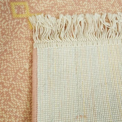 Chana Tribal Flatweave Kids' Rug Pink - Balta Rugs 2 Chana Tribal Flatweave Kids' Rug Pink - Balta Rugs - Image 2