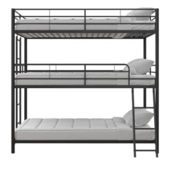 Triple Twin Zeke Metal Bunk Bed - Room & Joy -Kids’ Furniture Store GUEST 91706260 e607 4761 9f02 be9ed39c55b0