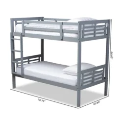 Twin Liam Bunk Bed - Baxton Studio -Kids’ Furniture Store GUEST 9450e4d7 7cbb 4a17 bfc9 307e7e4e2c71