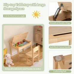 Costway Toddler Multi Activity Table With Chair Kids Art & Crafts Table With Paper Roll Holder 15 Costway Toddler Multi Activity Table With Chair Kids Art & Crafts Table With Paper Roll Holder -Kids’ Furniture Store GUEST 9512eb77 bb09 4dca aa08 02484bafae1f