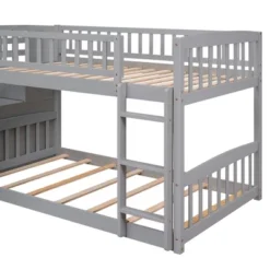 Stairway Twin Over Twin Bunk Bed With Two Drawers And Slide-ModernLuxe -Kids’ Furniture Store GUEST 96214614 0668 4fc3 bdce 998444443661