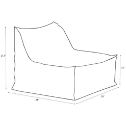 Armless Lounge Kids' Chair Gray - Pillowfort™ -Kids’ Furniture Store GUEST 966b9091 5c5b 4f7f 8216 3d51e3ee45b1