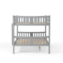 HOMES: Inside + Out Twin Over Twin Kids' Clare Bunk Bed Gray - IoHOMES -Kids’ Furniture Store GUEST 9685aeba d88c 450c b96a d2b5da2da004
