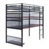 Gaming Bunk Bed Black/Red - X Rocker