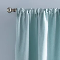2pk 63" Cleo Poletop Curtains Lined Pale - Dream Factory