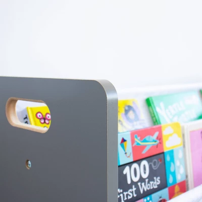 Read N Play 6 Bin Organizer & 2 Tier Bookrack White - Humble Crew 4 Read N Play 6 Bin Organizer & 2 Tier Bookrack White - Humble Crew - Image 4