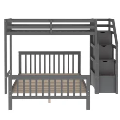 Twin Over Full Loft Bed With Staircase - ModernLuxe -Kids’ Furniture Store GUEST 9f17adfc a36a 458f af32 21cc44982b35