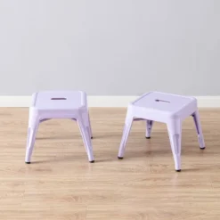 Harper & Hudson Set Of 2 Kids' Metal Stools - ACEssentials -Kids’ Furniture Store GUEST a025d4b8 ac14 4fa8 b46e 2e587f03329a