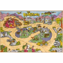 KC CUBS | The Flintstones Boy & Girl Kids City Road Car Vehicle Traffic Educational Learning & Game Play Nursery Classroom Rug Carpet -Kids’ Furniture Store GUEST a028982a defa 47ae a225 599781e3cac2