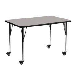 Emma And Oliver Mobile 24x48 Rectangle HP Laminate Adjustable Activity Table -Kids’ Furniture Store GUEST a03a6d0b 00c6 4094 b7e6 79720b917c4f