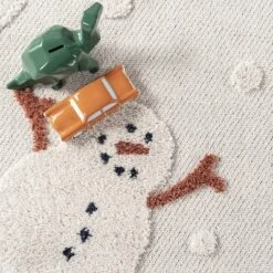 NuLOOM Kilah Snowmen High-Low Kids Tasseled Area Rug -Kids’ Furniture Store GUEST a0616fb1 4040 4e47 a654 1e7551bf3c1c