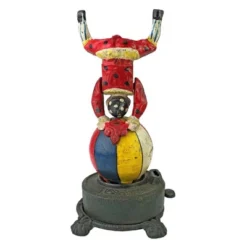 Design Toscano Spinning Acrobat Clown On Globe Authentic Iron Mechanical Bank 8 Design Toscano Spinning Acrobat Clown On Globe Authentic Iron Mechanical Bank -Kids’ Furniture Store GUEST a2426497 b6fc 42fd 8ad6 1d0f3fe6ef47