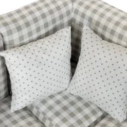 Tibbetts Kids' Sectional With Ottoman Gray/White - HOMES: Inside + Out -Kids’ Furniture Store GUEST a3ab0e80 4a86 4e66 ad03 ec968ff629be